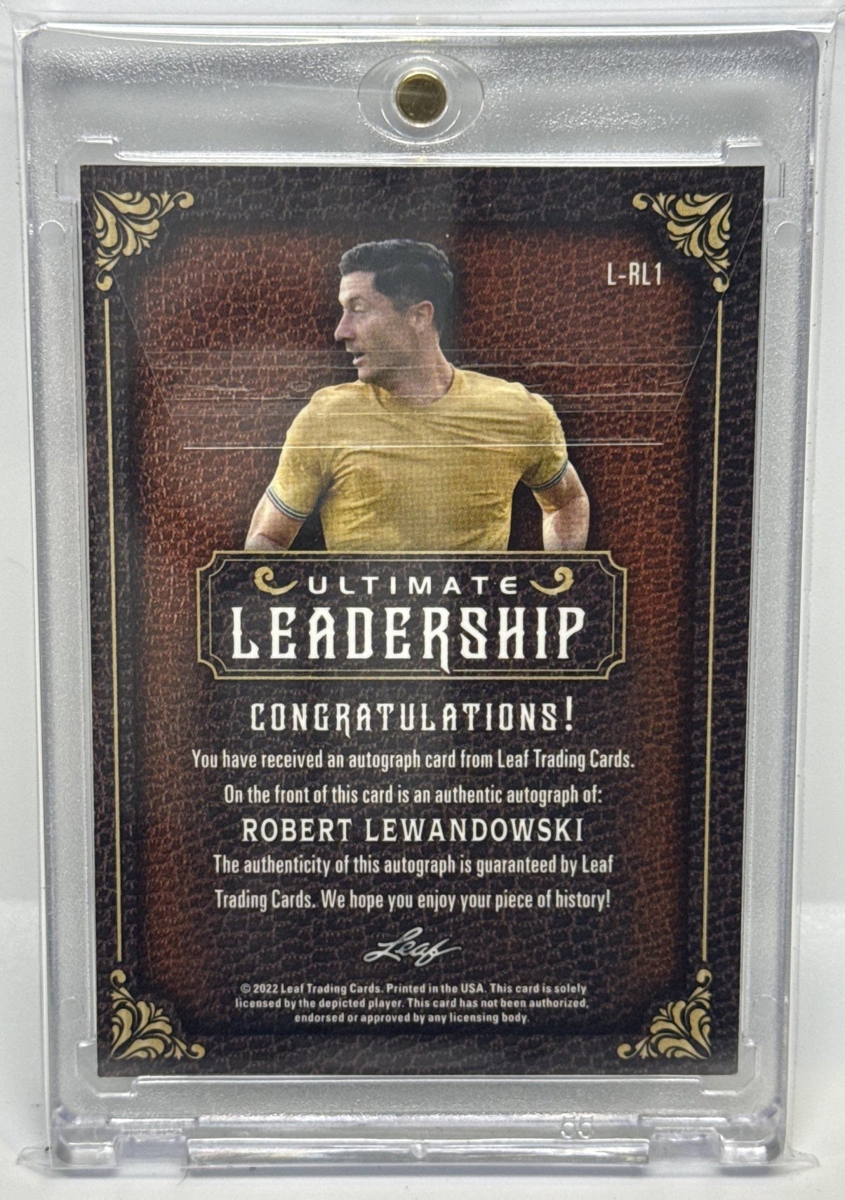 Robert Lewandowski Leaf Ultimate 2022 Leadership Auto /6