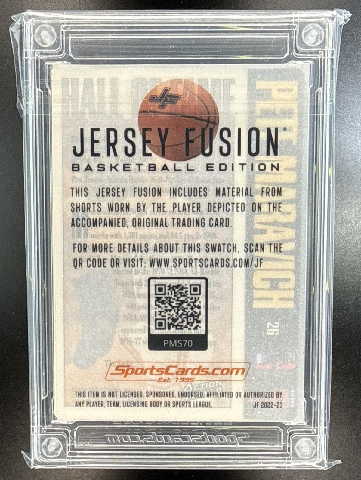 Pete Maravich Jersey Fusion 2022-23