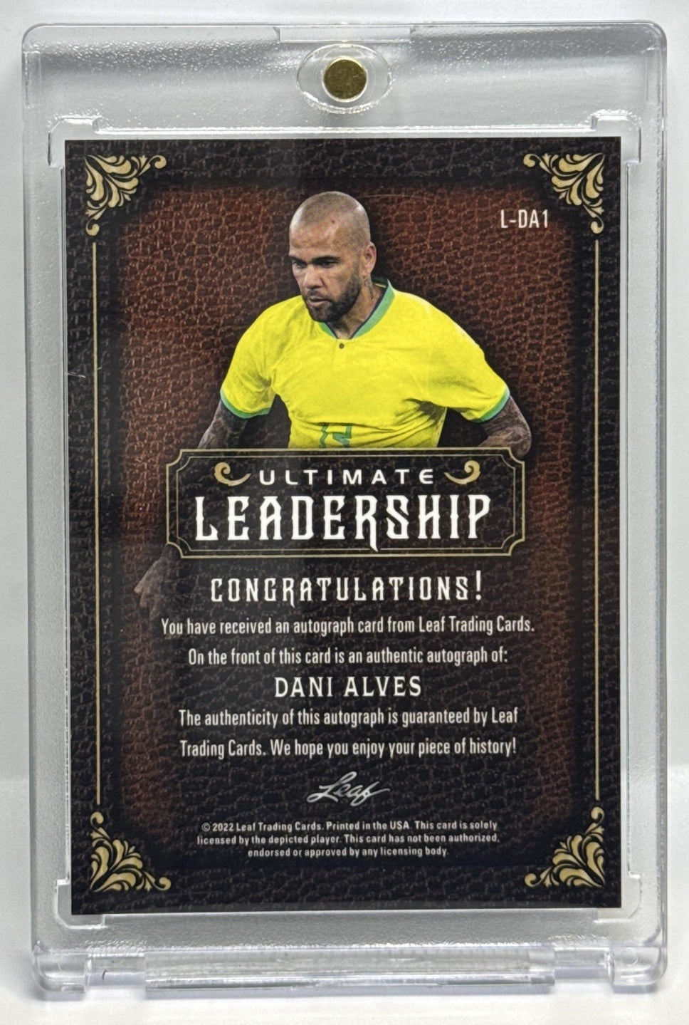 Dani Alves Leaf Ultimate 2022 Leadership Auto Emerald /8
