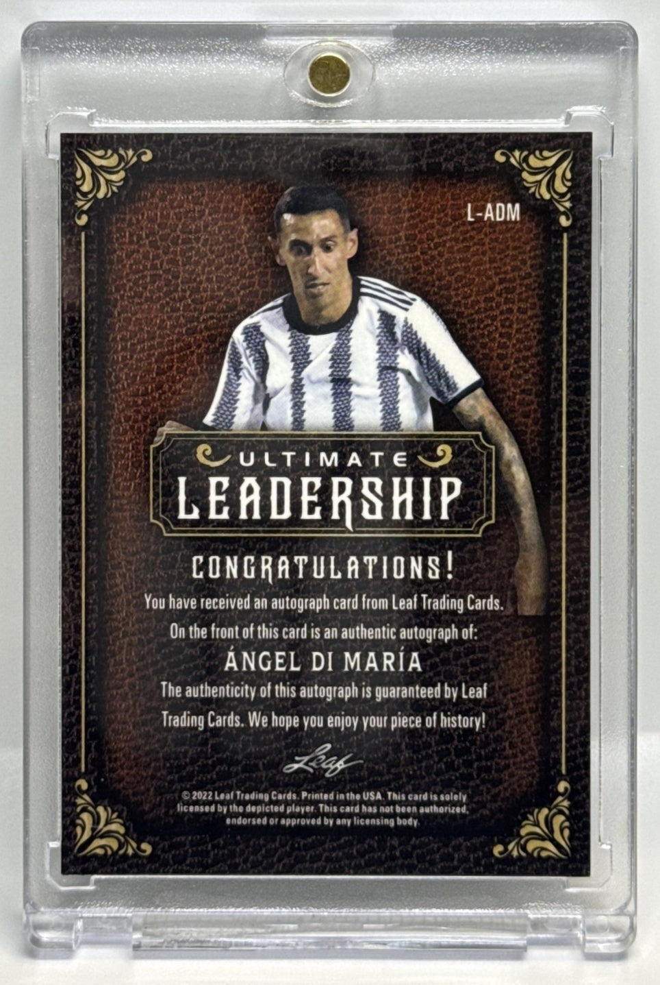 Angel Di Maria Leaf Ultimate 2022 Leadership Auto /20