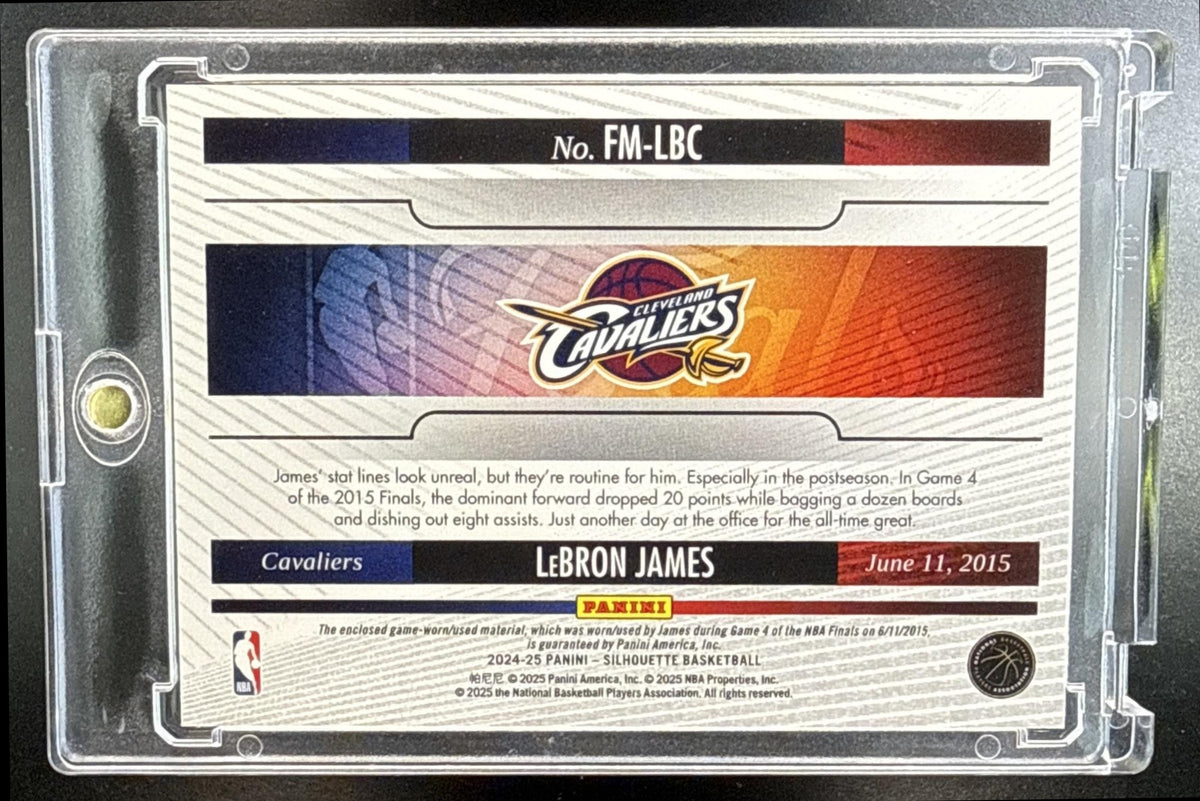 LeBron James Panini Silhouette 2024-25 Cleveland Cavaliers