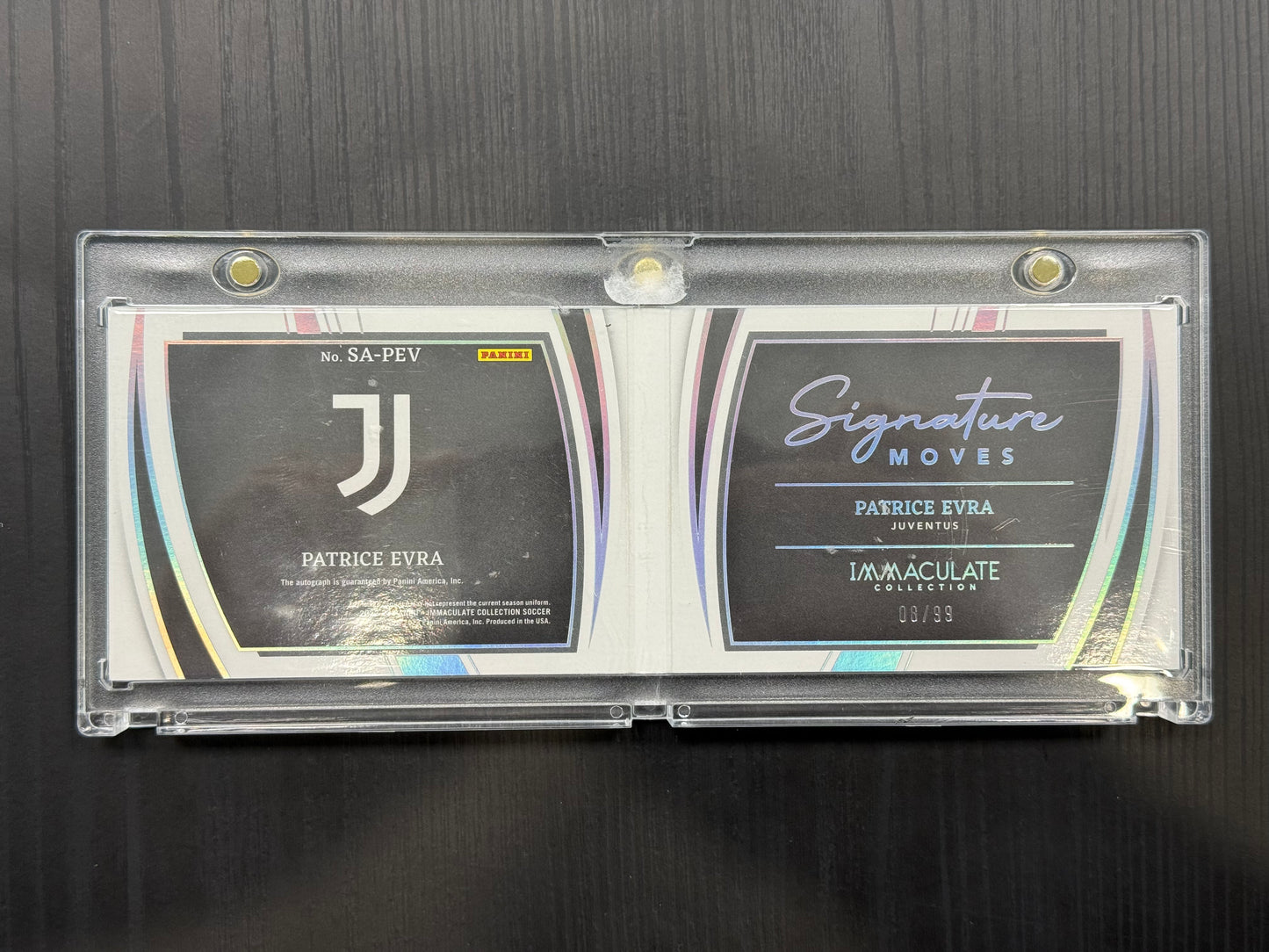 Patrice Evra Immaculate Collection 2022-23 Signature Moves /99 Juventus