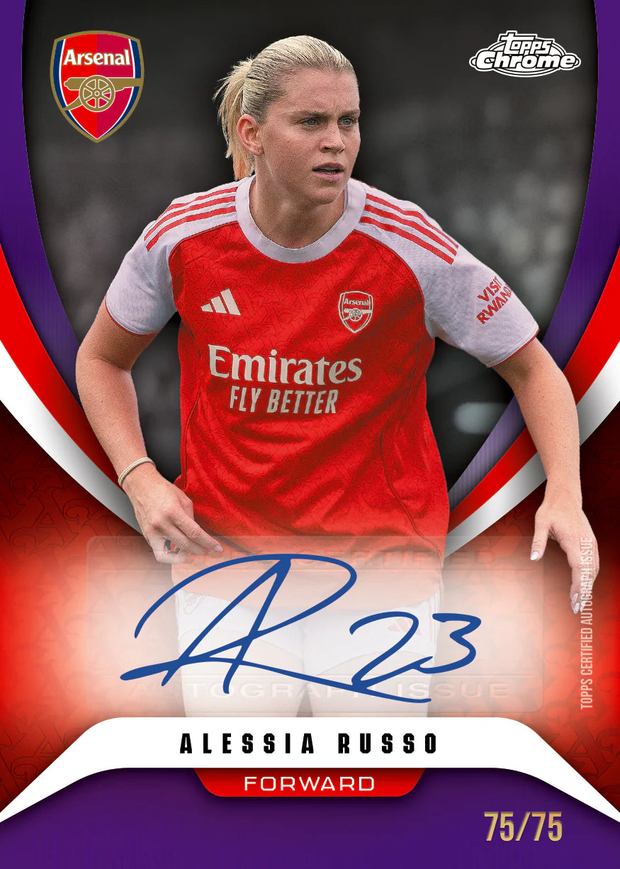 2025-26 Topps Chrome Arsenal Hobby Box