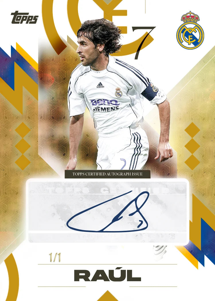 2025/26 Topps Real Madrid Los Blancos Hobby Box