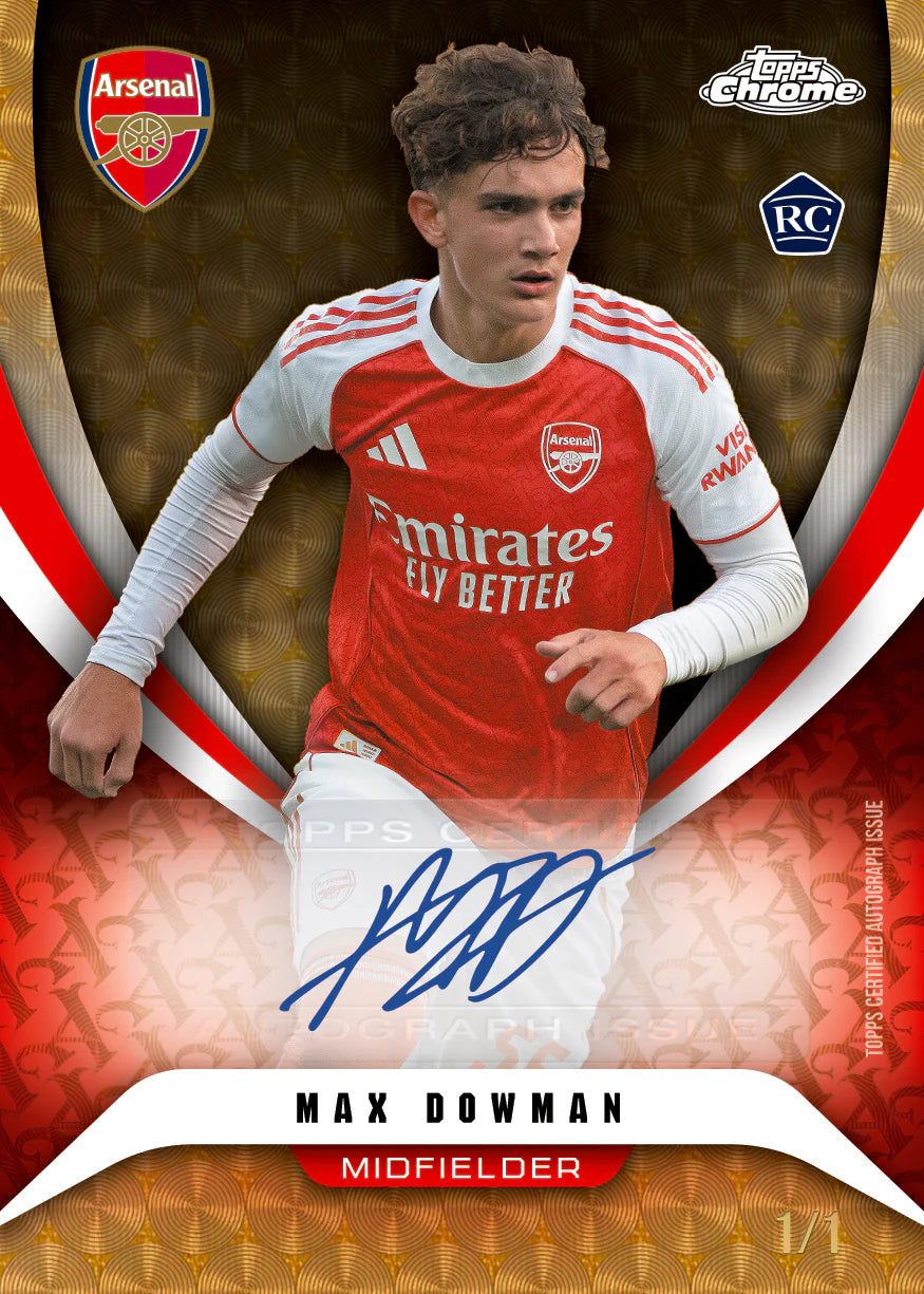 2025-26 Topps Chrome Arsenal Hobby Box