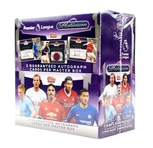2018/19 Topps Premier League Platinum Soccer Hobby Box
