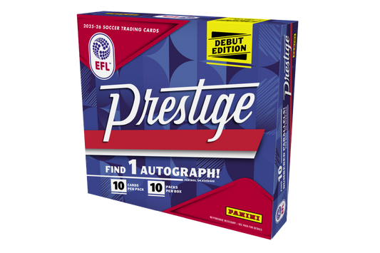 2025-26 Panini Prestige EFL Soccer Hobby Box