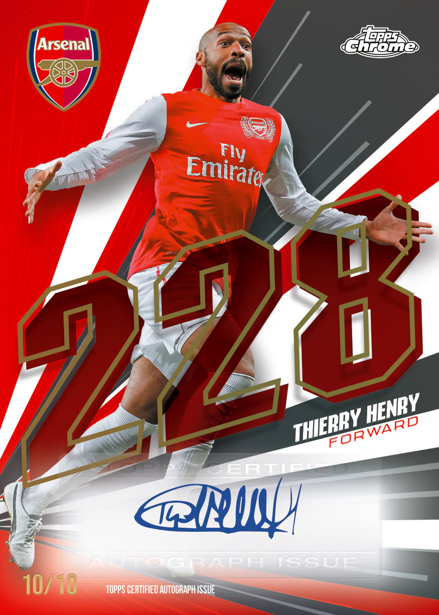 2025-26 Topps Chrome Arsenal Hobby Box