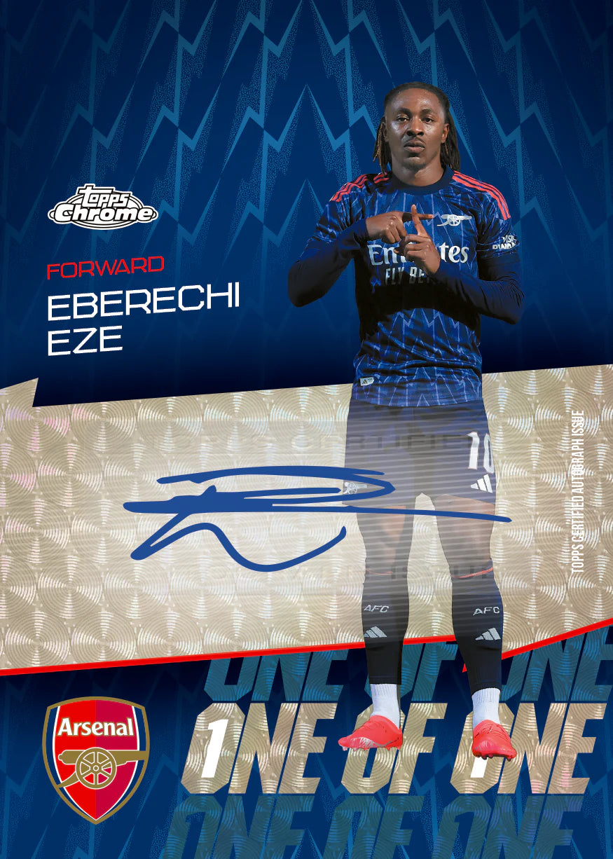 2025-26 Topps Chrome Arsenal Hobby Box