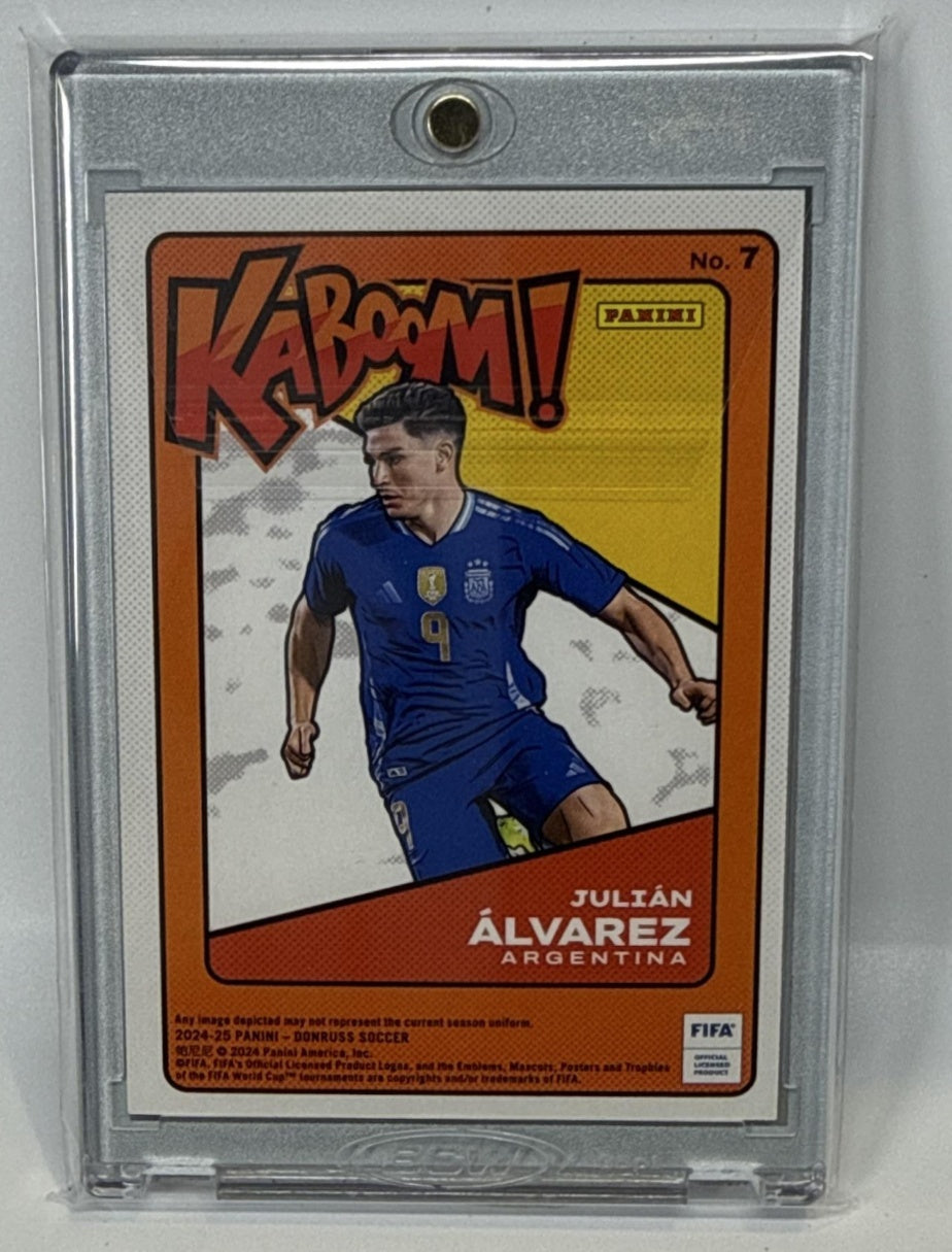 Julian Alvarez Panini Donruss 2024-25 Kaboom Argentina