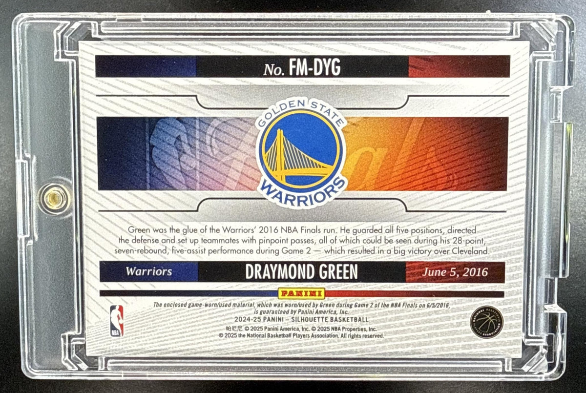 Draymond Green Panini Silhouette 2024-25 Holo Silver /13 Golden State Warriors
