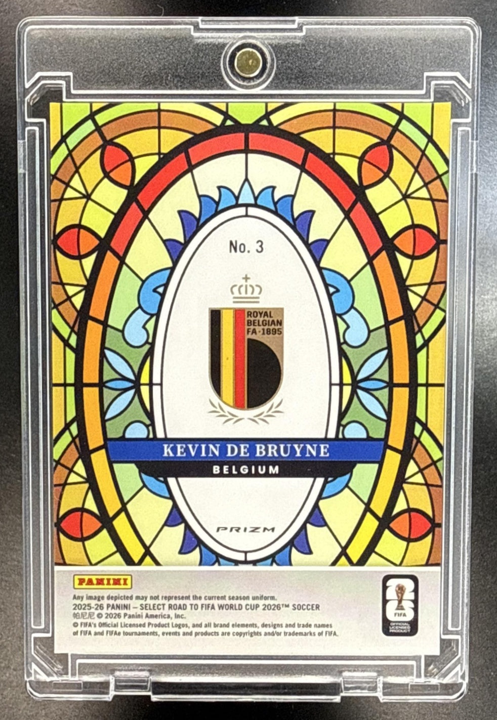 Kevin De Bruyne Panini Select Road to FIFA World Cup 2025-26 Belgium