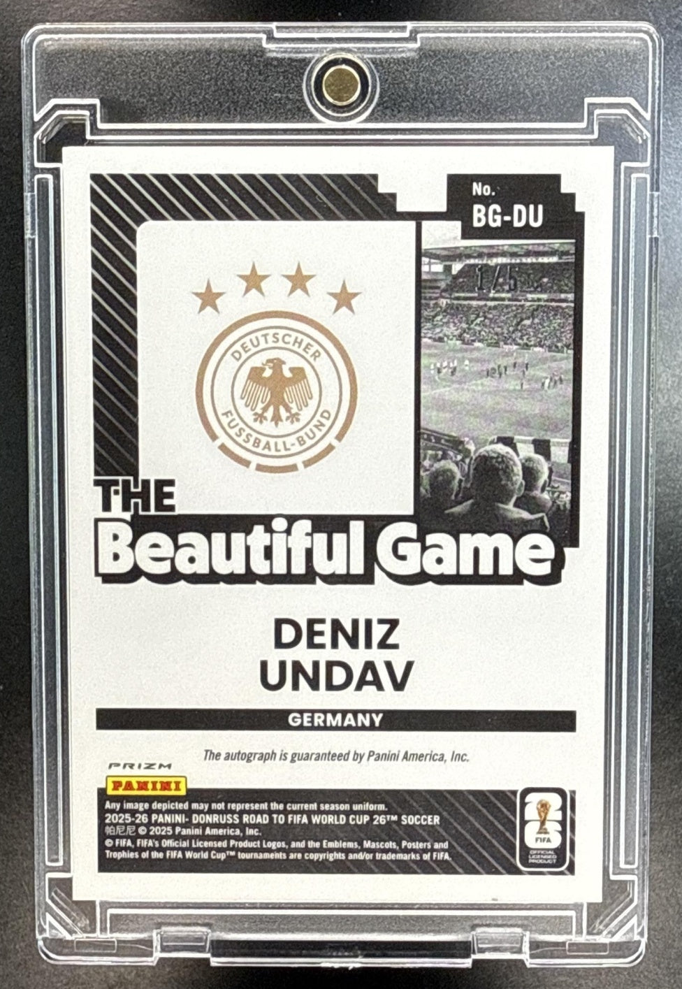 Deniz Undav Donruss Road to FIFA World Cup 26' 2025-26 Green /5 Auto Germany