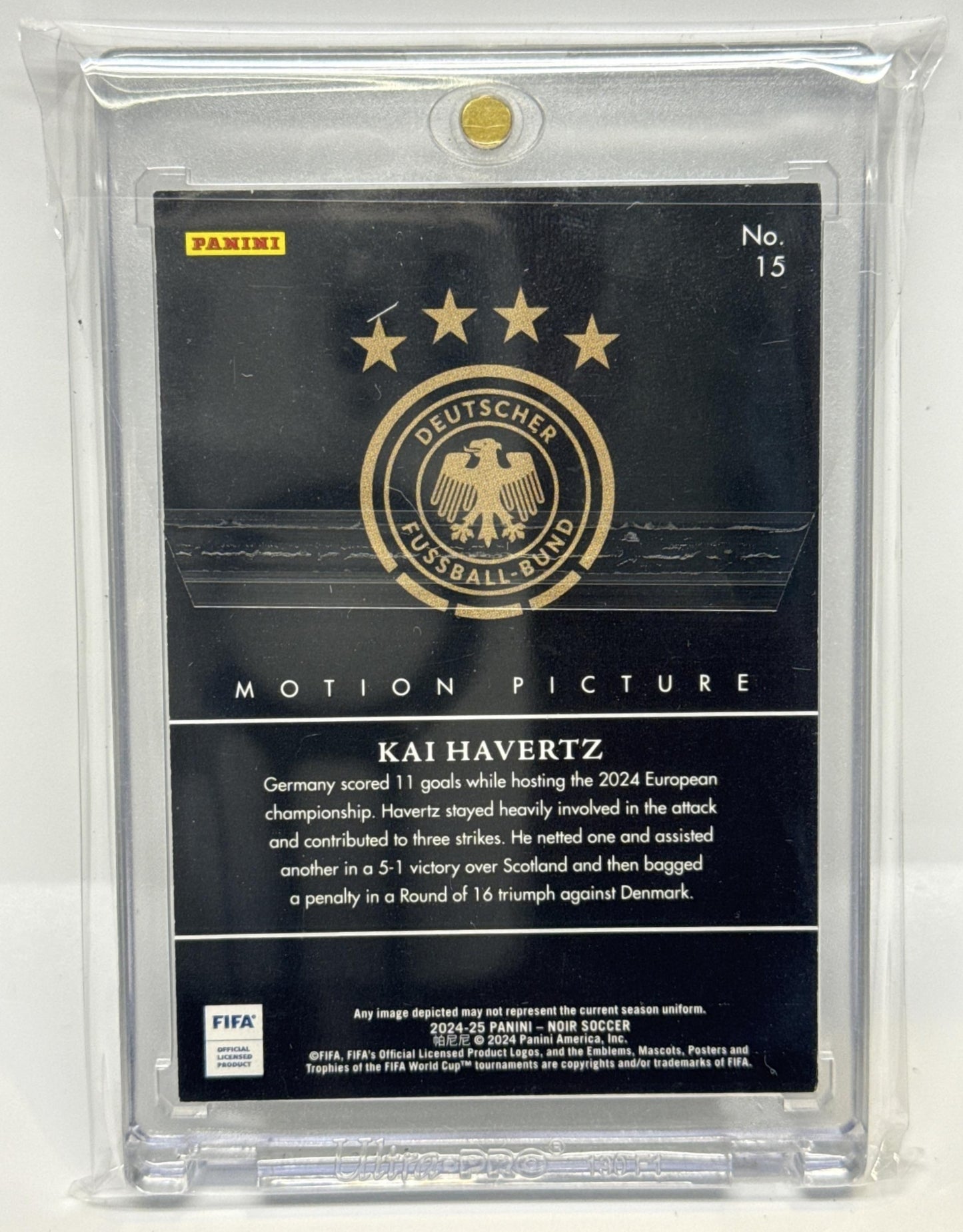 Kai Havertz Panini Noir 2024-25 Motion Picture /25 Germany