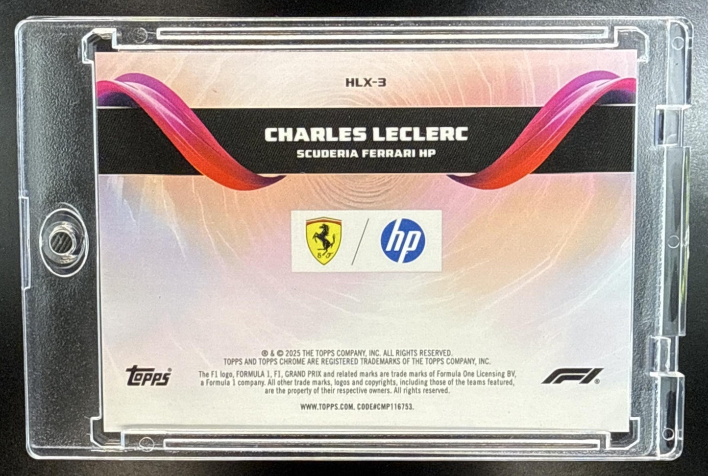 Charles Leclerc Topps Chrome Formula 1 2025 Helix