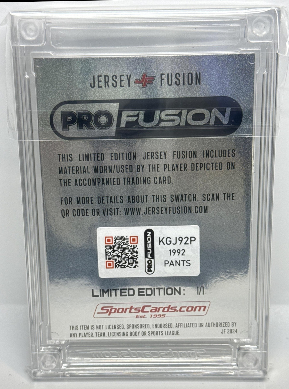 Ken Griffey Jr. Jersey Fusion 2024 1/1 Marines