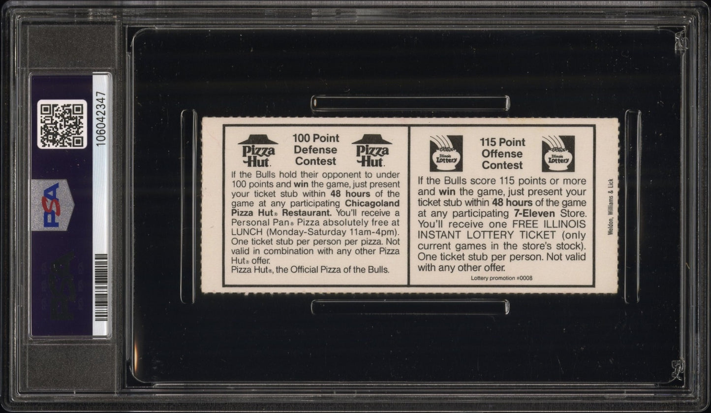 Michael Jordan 1992 NBA Finals Game 2 MJ 39pts PSA 6