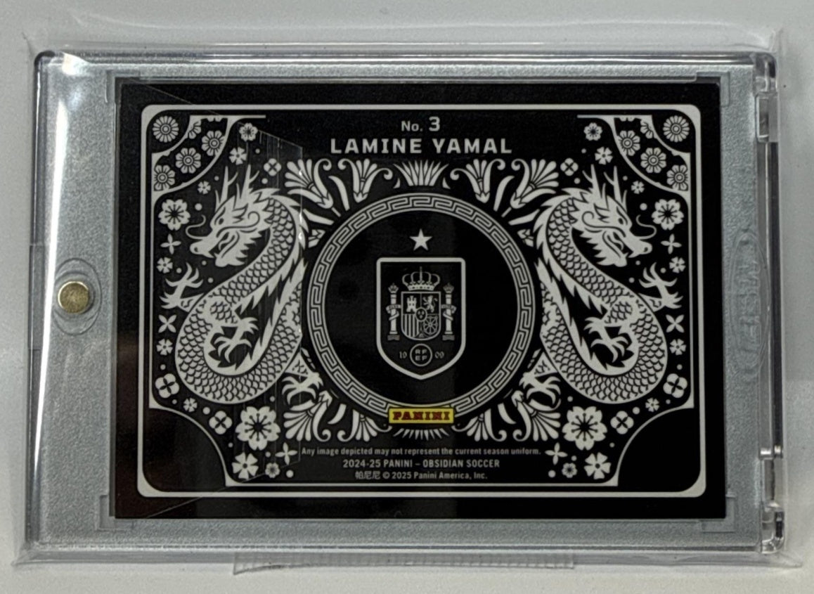 Lamine Yamal Panini Obsidian 2024-25 Iridescent Spain