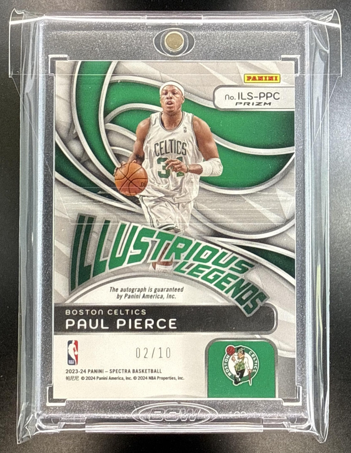 Paul Pierce Panini Spectra 2023-24 /10 Auto Boston Celtics