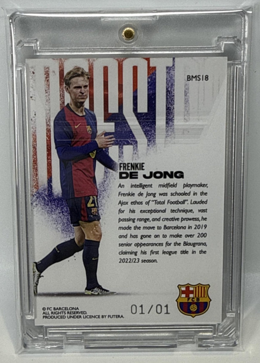 Frenkie De Jong Futera 2025 Maestro 1/1 FC Barcelona