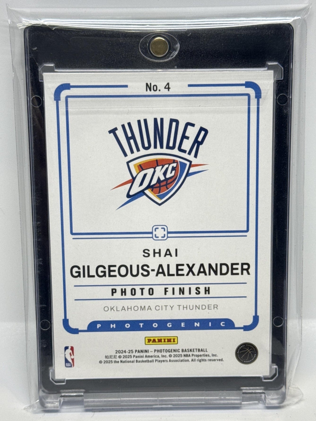 Shai Gilgeous-Alexander Panini Photogenic 2024-25 Groovy /35 OKC