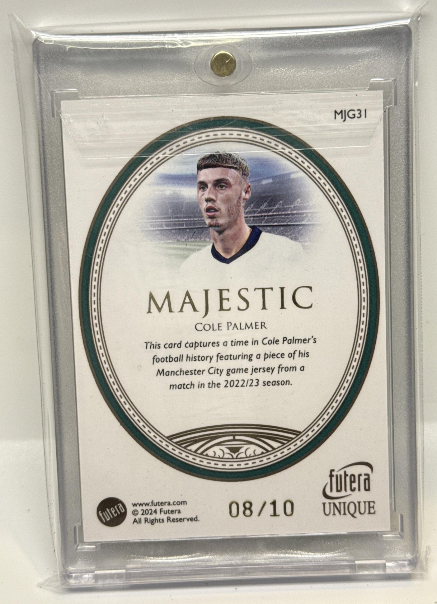 Cole Palmer Futera Unique World Football 2024 /10 MEM England