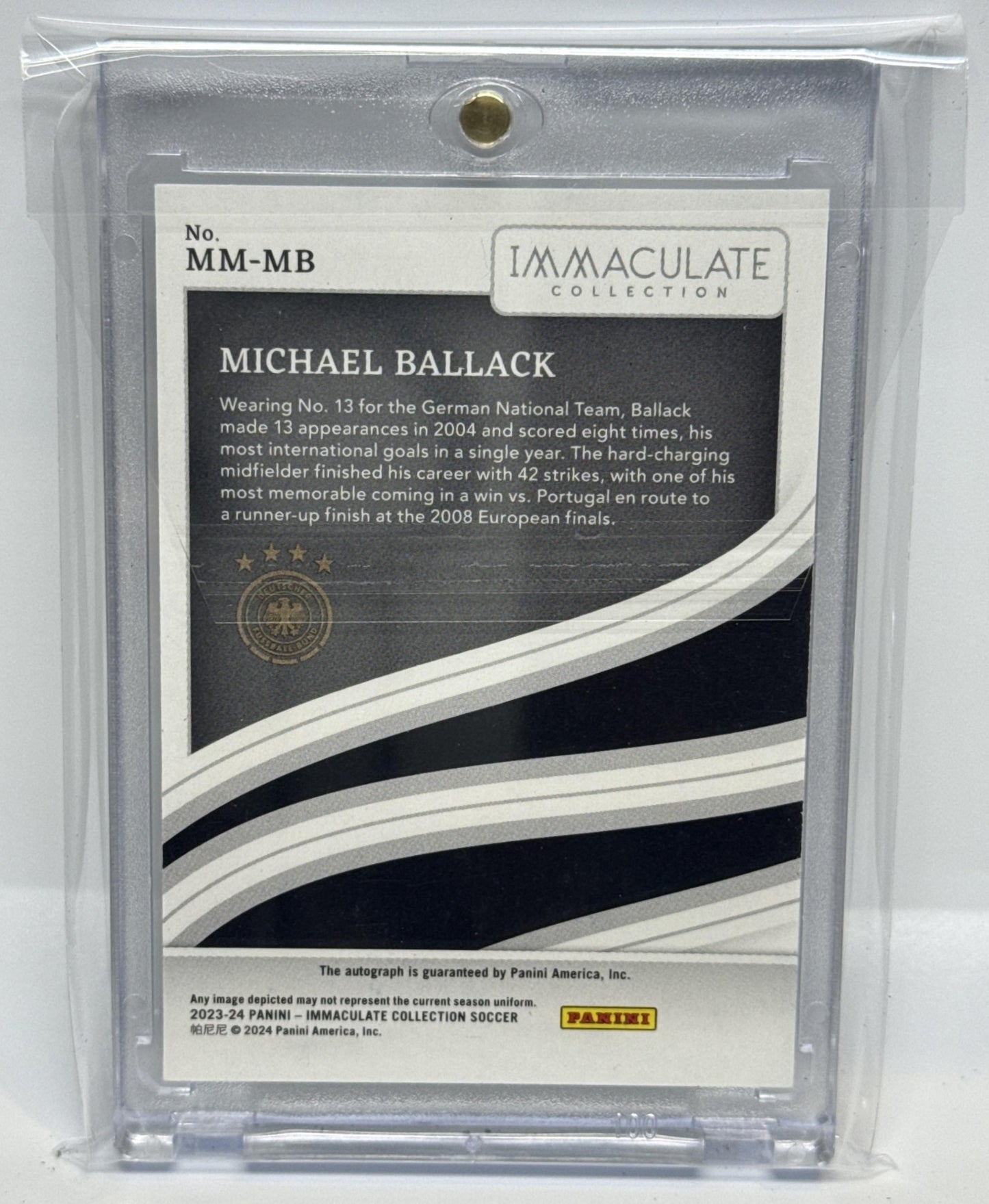 Michael Ballack Panini Immaculate Collection 2023-24/20 Auto Germany