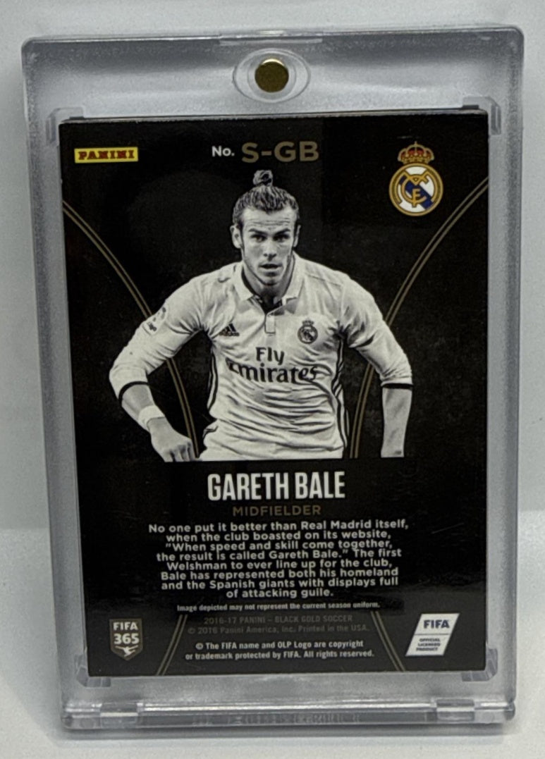 Gareth Bale Panini Black Gold 2016 Stars Medallions 1/1 Real Madrid CF
