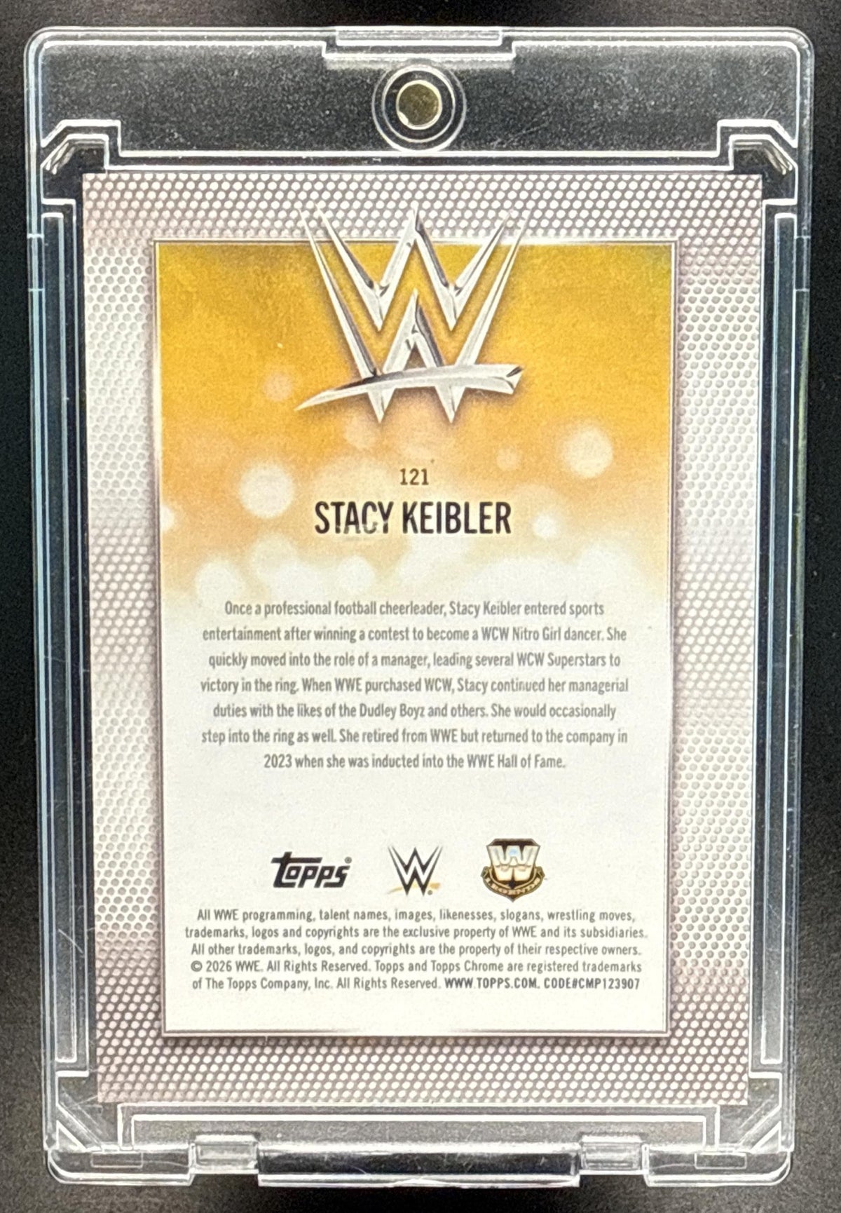 Stacy Keibler Topps Chrome WWE Frozenfractor 2026 -5/0