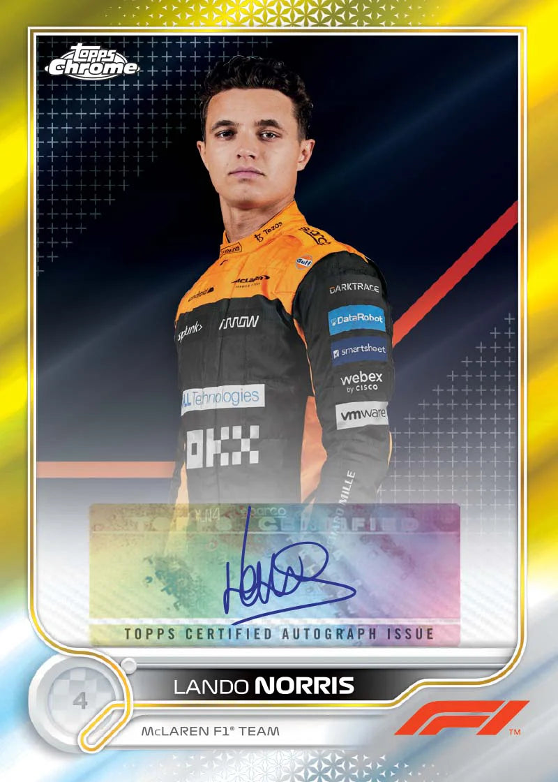 2022 Topps Chrome F1 Formula 1 Hobby Lite Box