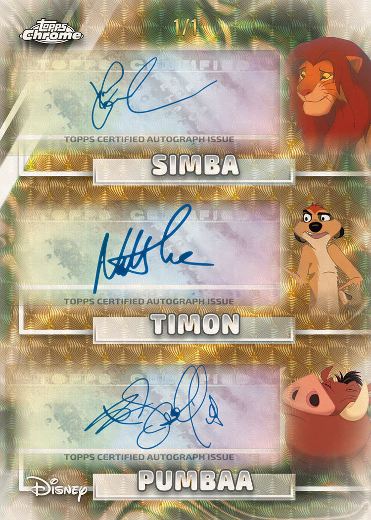 2026 Topps Chrome Disney Value Box