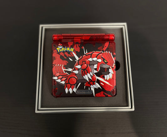 Game Boy Advance SP Custom Console *Groudon*