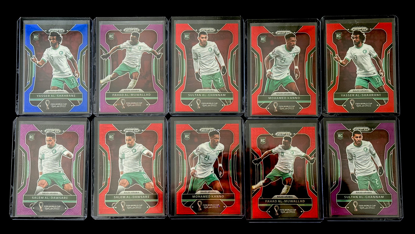2022 Prizm FIFA World Cup Qatar Saudi Arabia Team