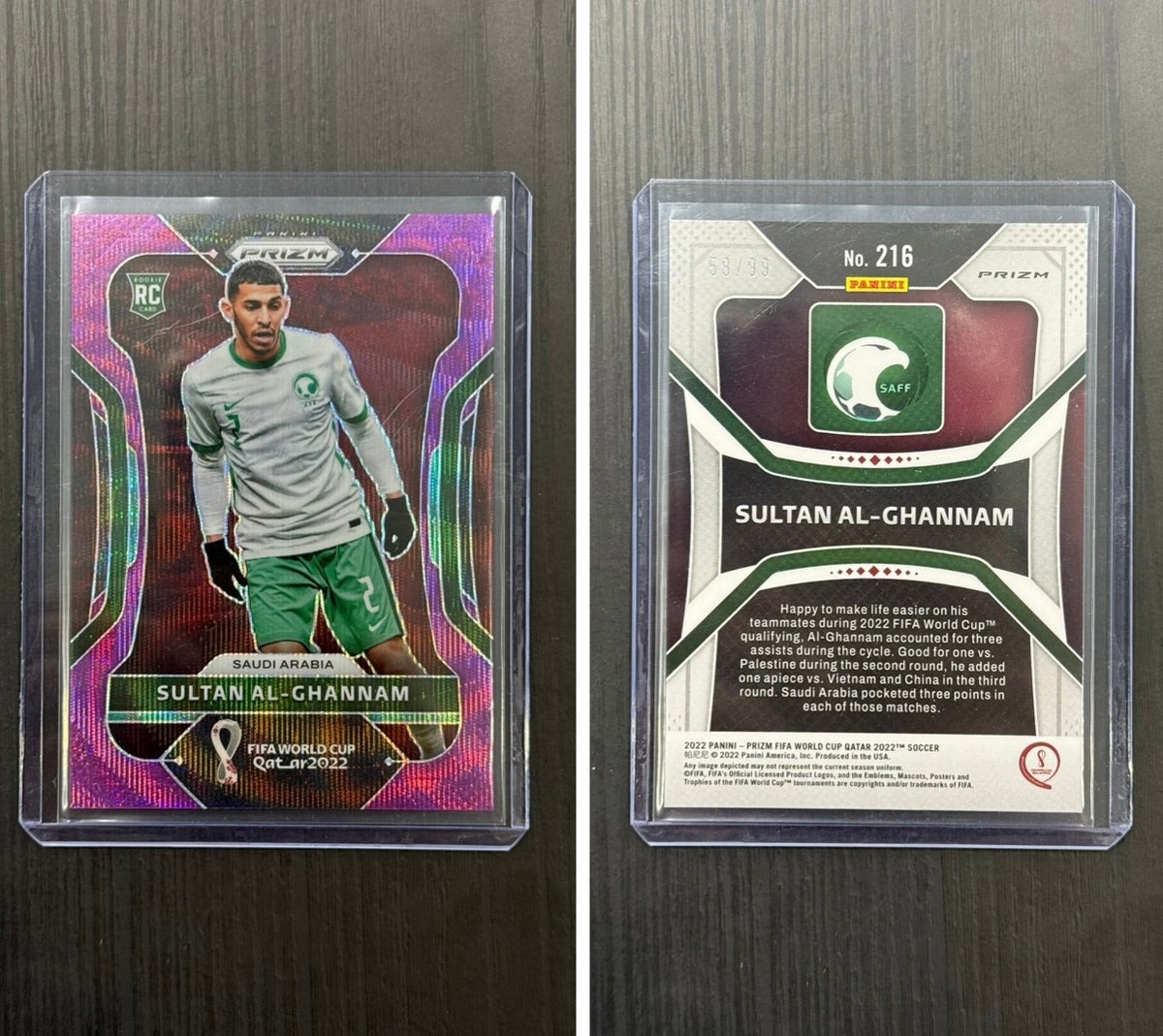 2022 Prizm FIFA World Cup Qatar Saudi Arabia Team