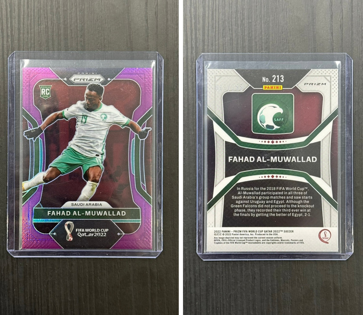 2022 Prizm FIFA World Cup Qatar Saudi Arabia Team