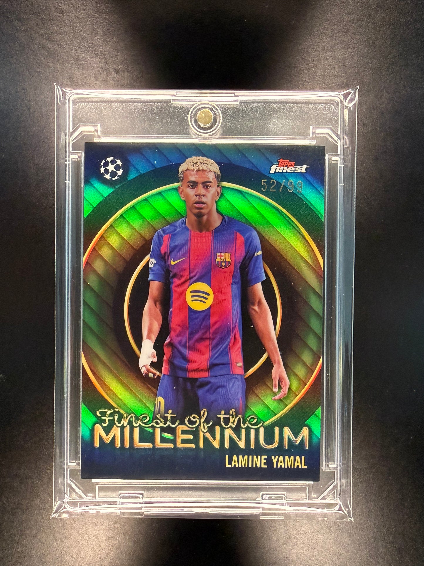 Lamine Yamal Topps UCC 2025-26 Finest of the Millenium Green /99 FC Barcelona