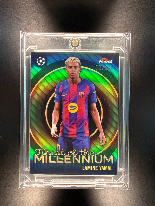 Lamine Yamal Topps UCC 2025-26 Finest of the Millenium Green /99 FC Barcelona