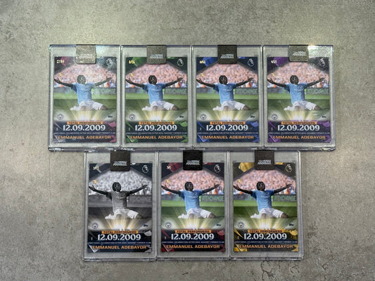 Emmanuel Adebayor Topps Total Football 2026 *Complete Rainbow Set* Manchester City