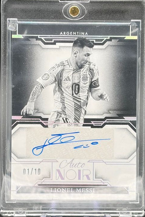 Lionel Messi Panini Noir 2024-25 Auto /10