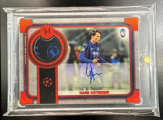 Hans Hataboer Topps Museum Collection Museum Auto Relic Ruby /25