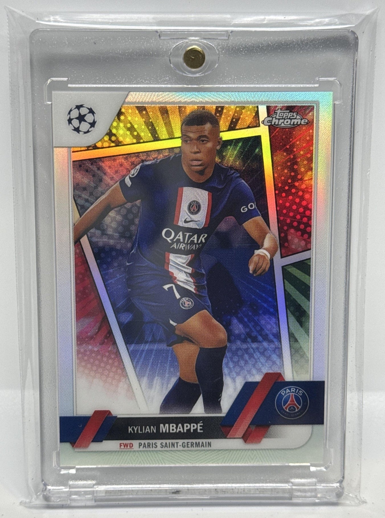 Kylian Mbappe Topps Chrome UCC 2022-23 SP Paris Saint-Germain