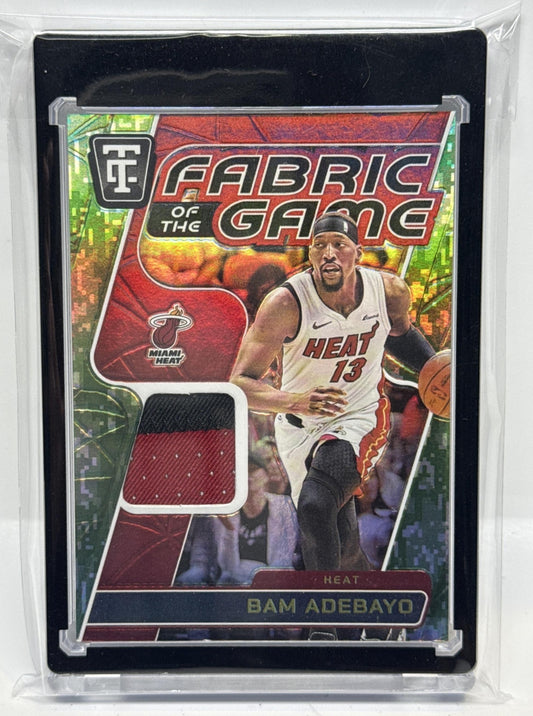 Bam Adebayo Panini Totally Certified 2024-25 Camo Platinum Mirror /25 Miami Heat