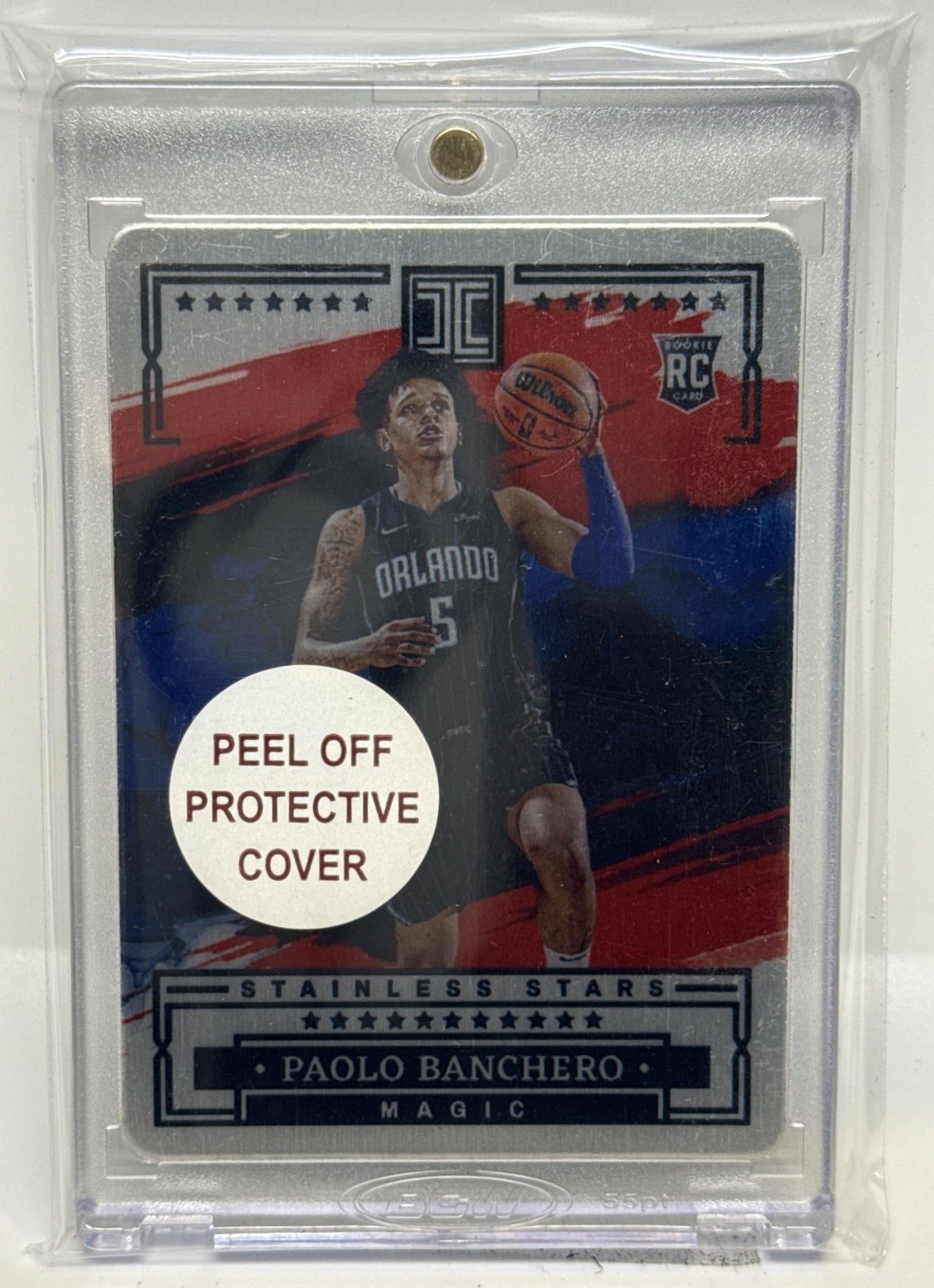 Paolo Banchero Panini Impeccable 2022-23 Asia Red RC Orlando Magic