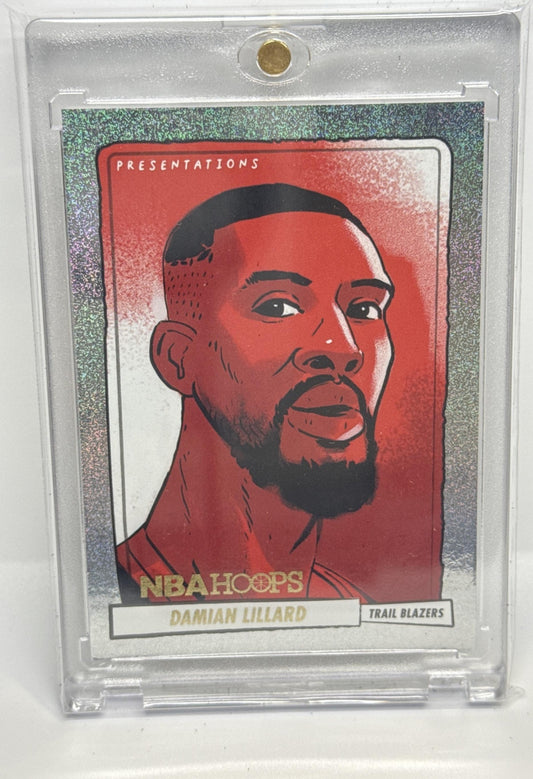Damian Lillard Panini Hoops 2023-24 Presentations Portland Trail Blazers