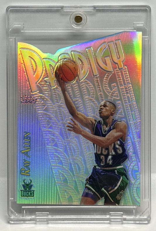 Ray Allen Topps 1999-00 Prodigy Refractor Milwaukee Bucks