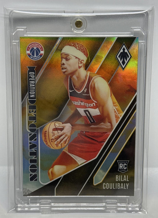 Bilal Coulibaly Panini Phoenix 2023-24 Gold /10 RC Washington Wizards