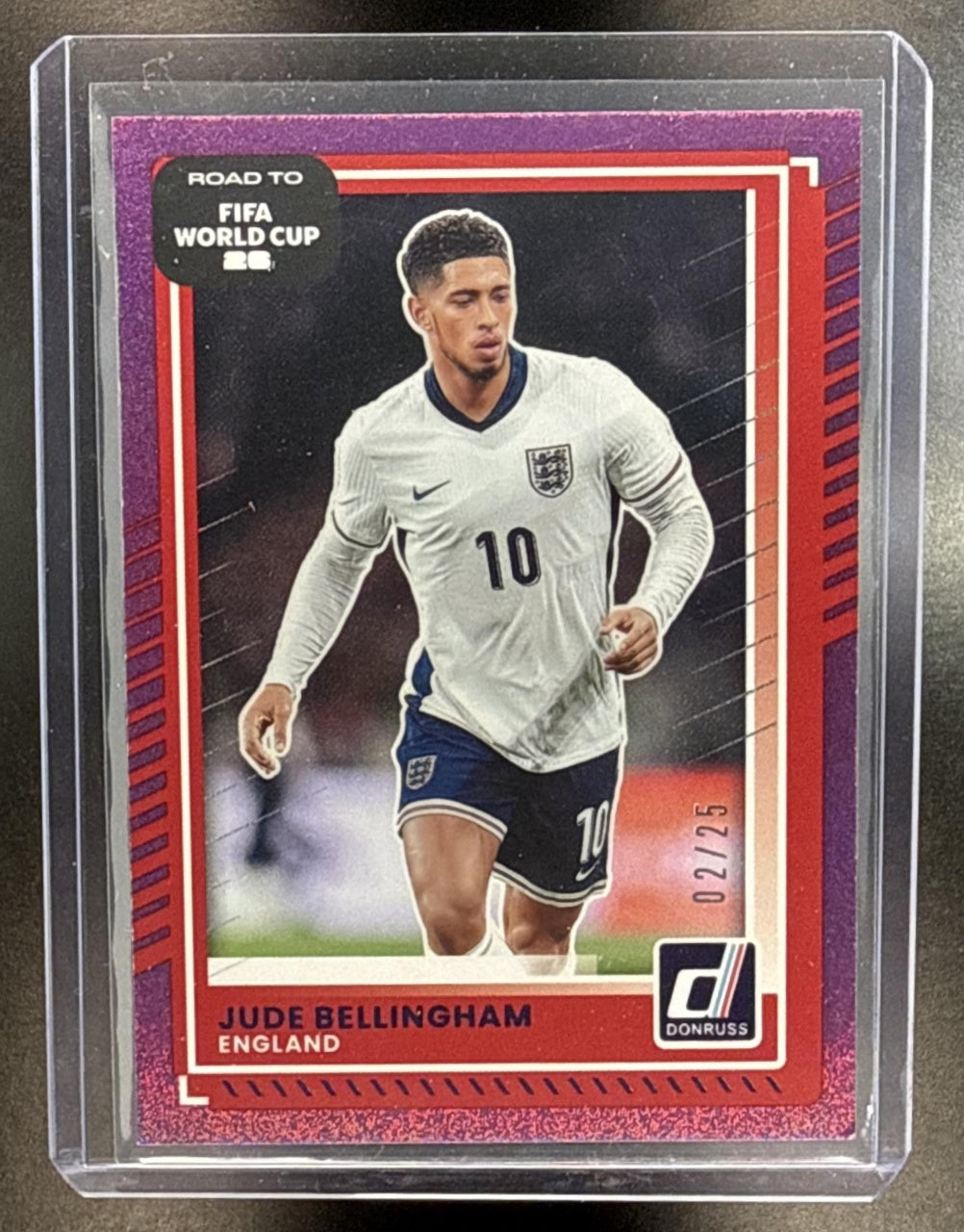 Jude Bellingham Panini Donruss Road to FIFA World Cup 26' Purple /25 England
