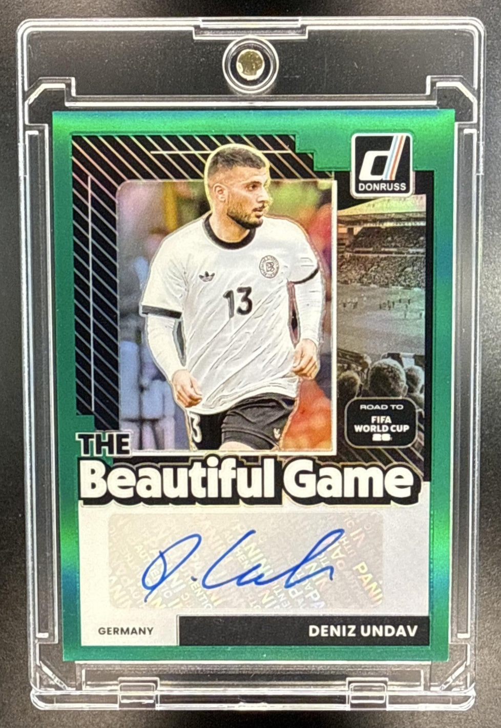Deniz Undav Donruss Road to FIFA World Cup 26' 2025-26 Green /5 Auto Germany