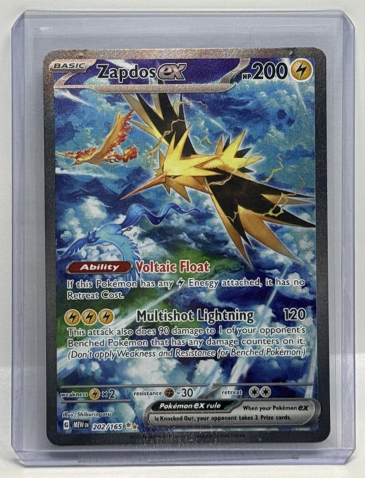 Zapdos ex Pokemon SV 151 2023 Special Illustration Rare