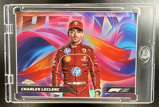Charles Leclerc Topps Chrome Formula 1 2025 Helix